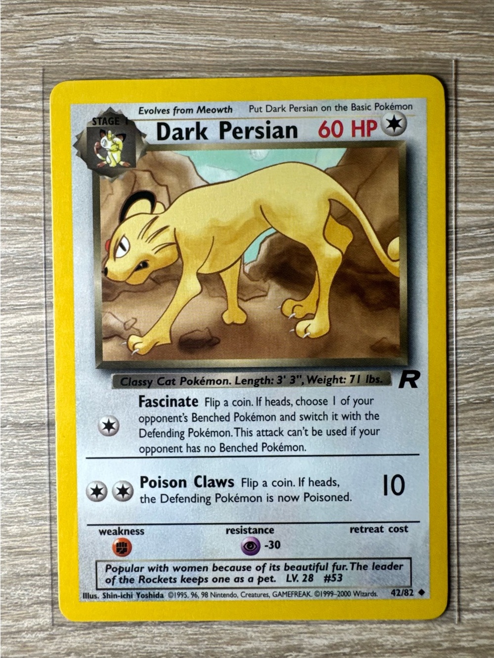 Dark Persian #42/Pokemon Team Rocket